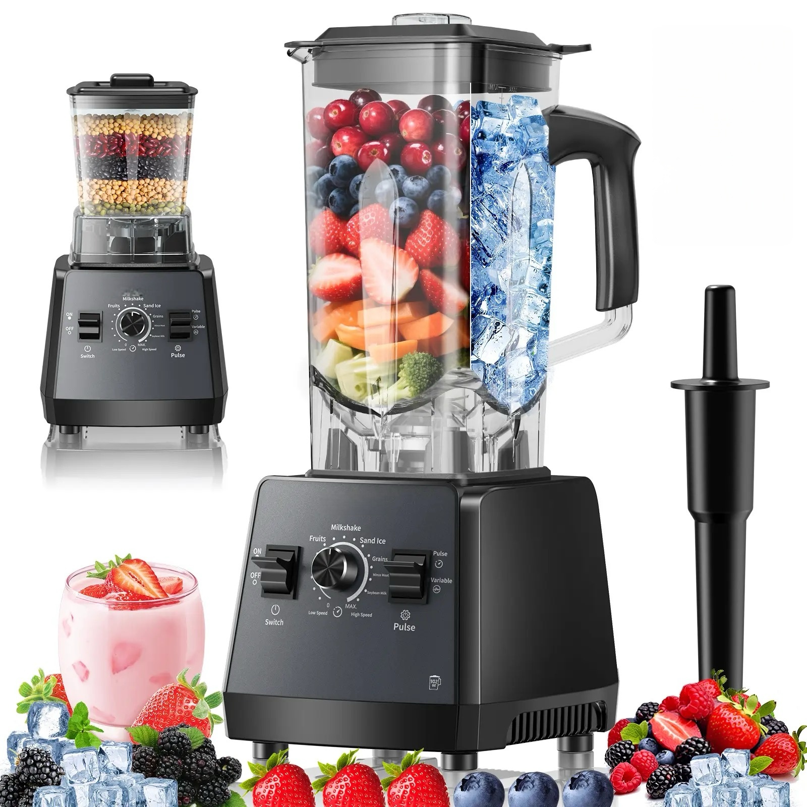 2-in-1 Blender and Grinder